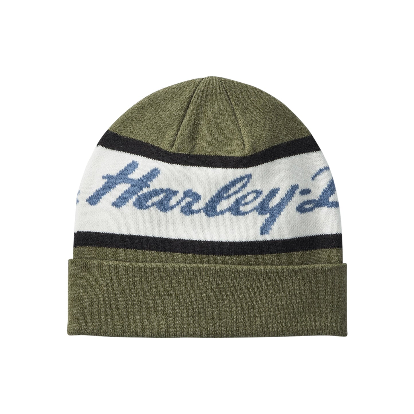 H-D SCRIPT BEANIE - GREEN