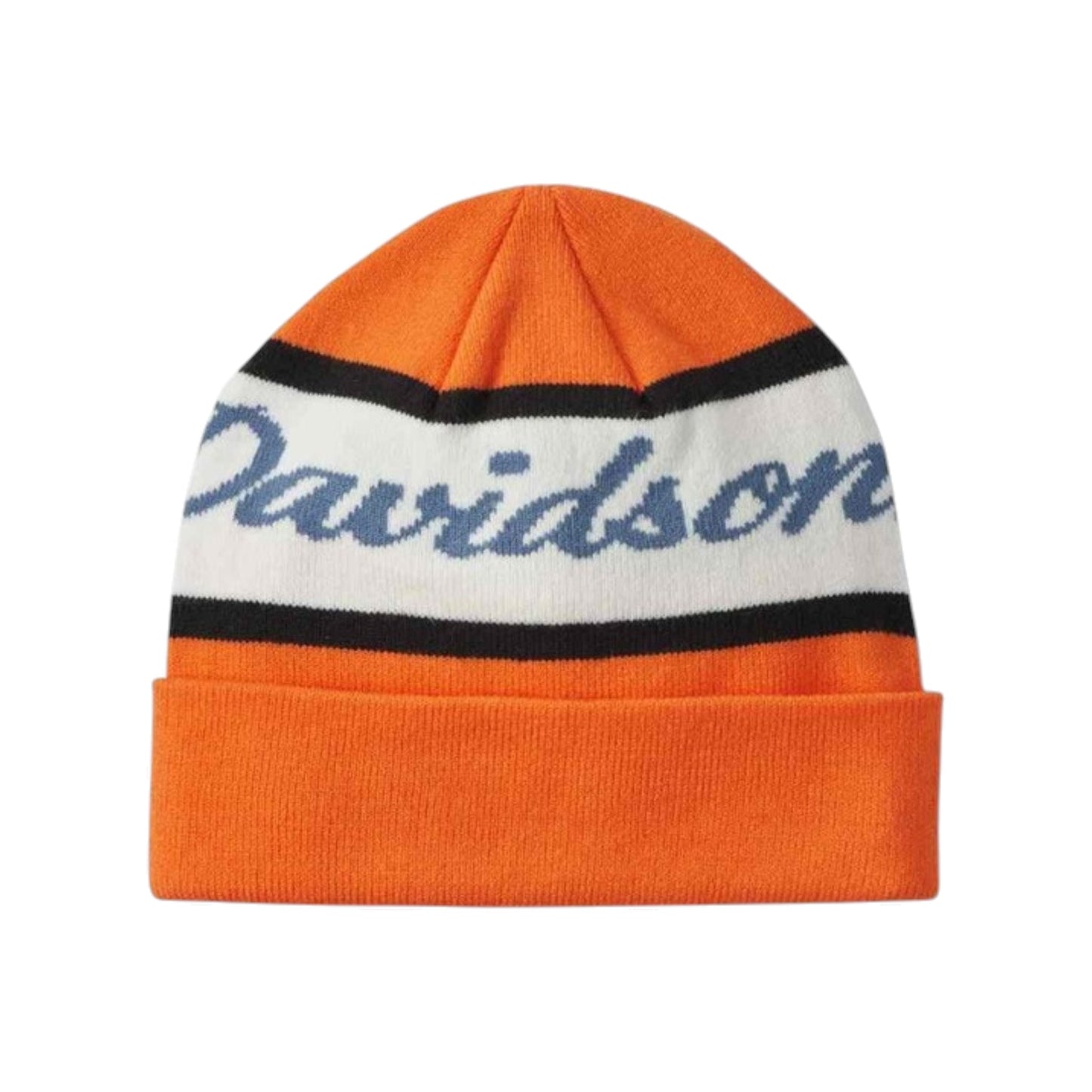 H-D SCRIPT BEANIE - ORANGE