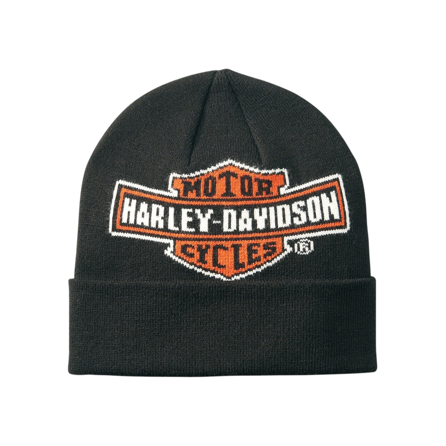 H-D OIL CAN BEANIE - BLACK