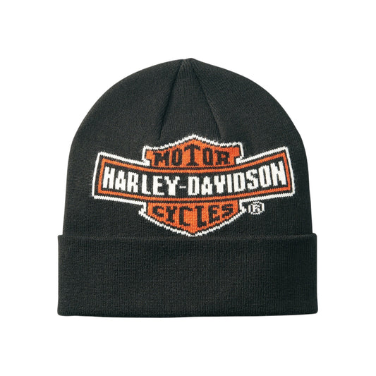 H-D OIL CAN BEANIE - BLACK