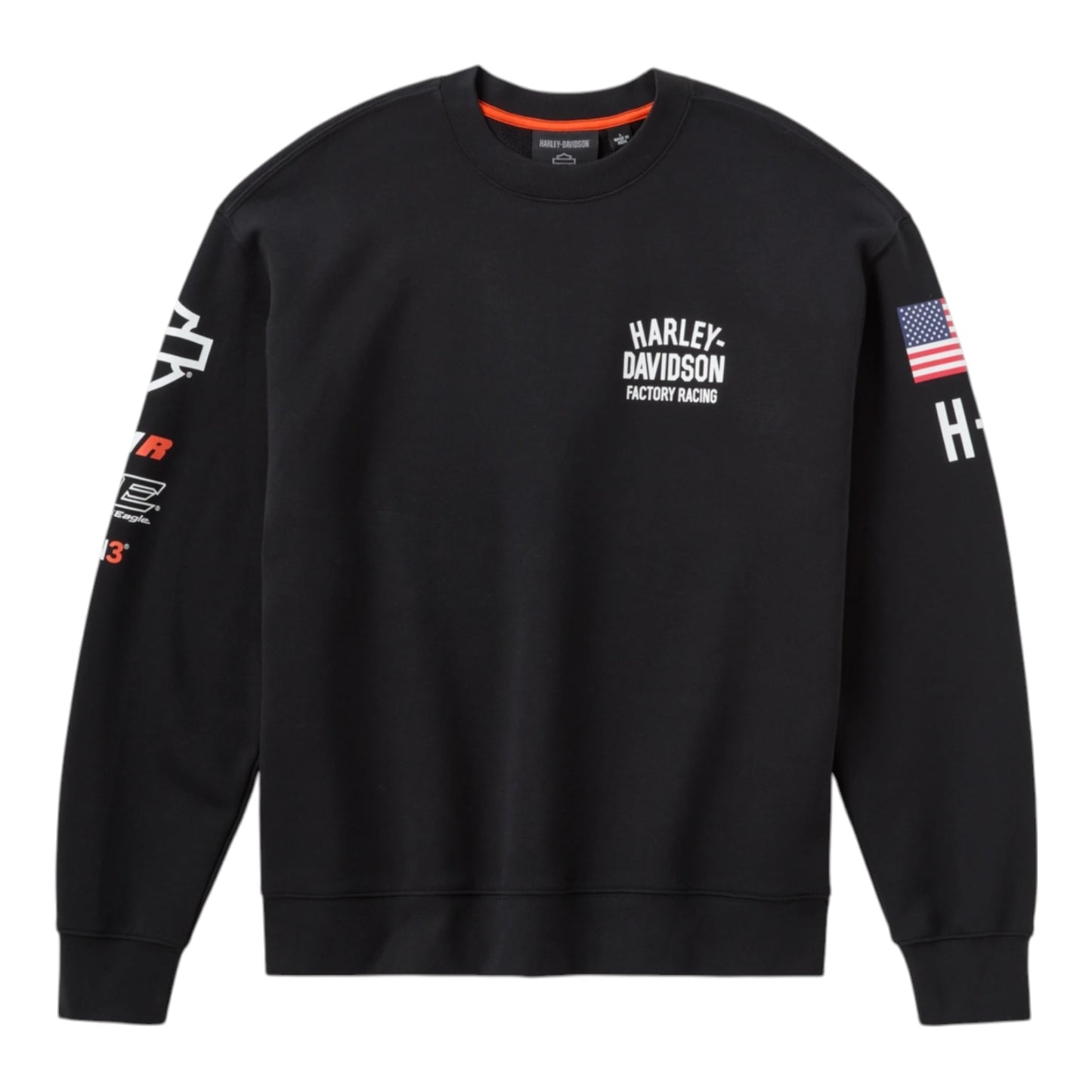 FACTORY RACING TEAM CREWNECK SWEATSHIRT - BLACK