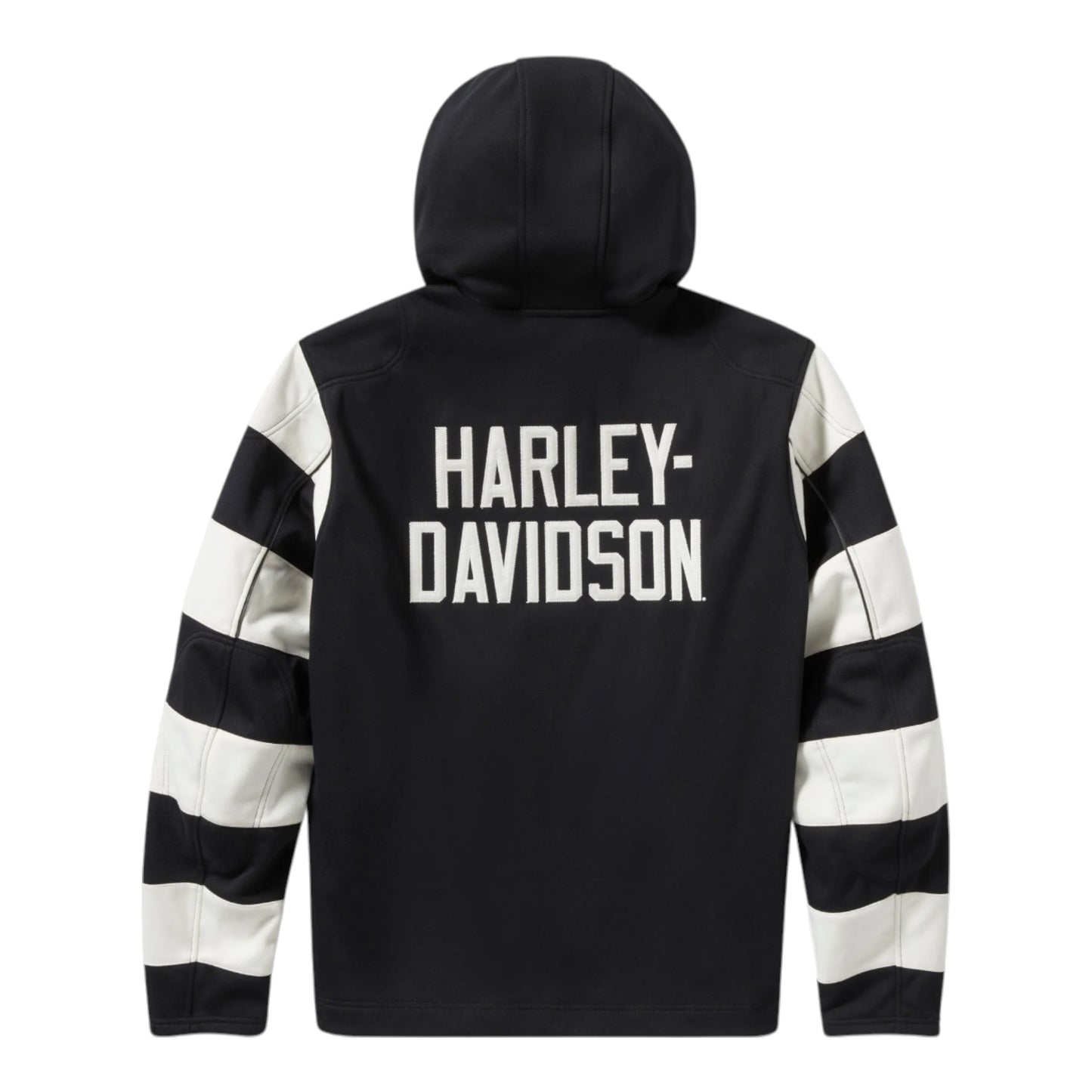 H-D BREAKOUT DEFLECTOR 2.0 HOODED RIDING FLEECE - BLACK