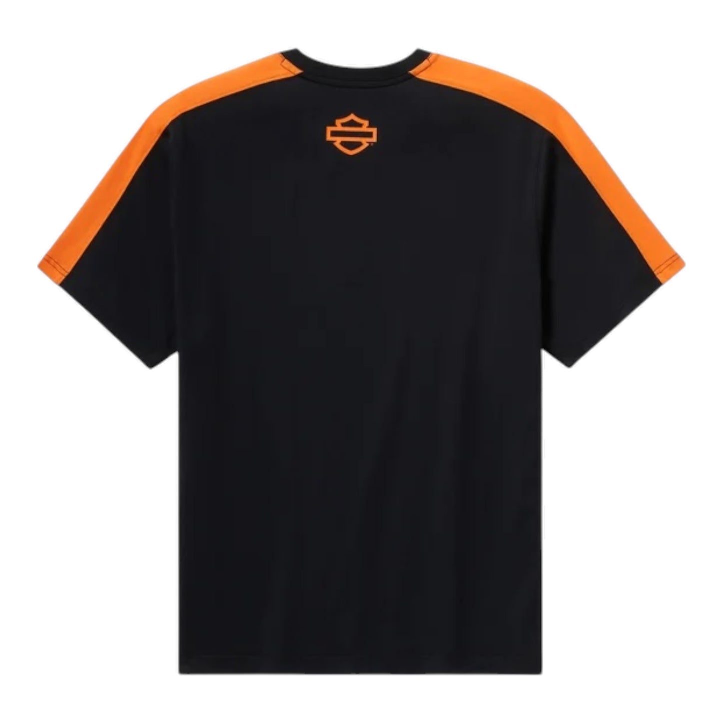 H-D TECH COOLMAX TEE - BLACK/ORANGE