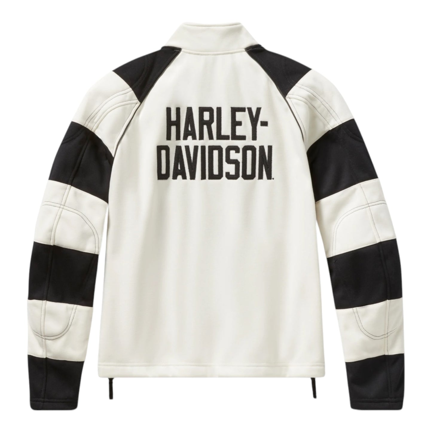 H-D BREAKOUT DEFLECTOR HALF ZIP RIDING FLEECE - WHITE