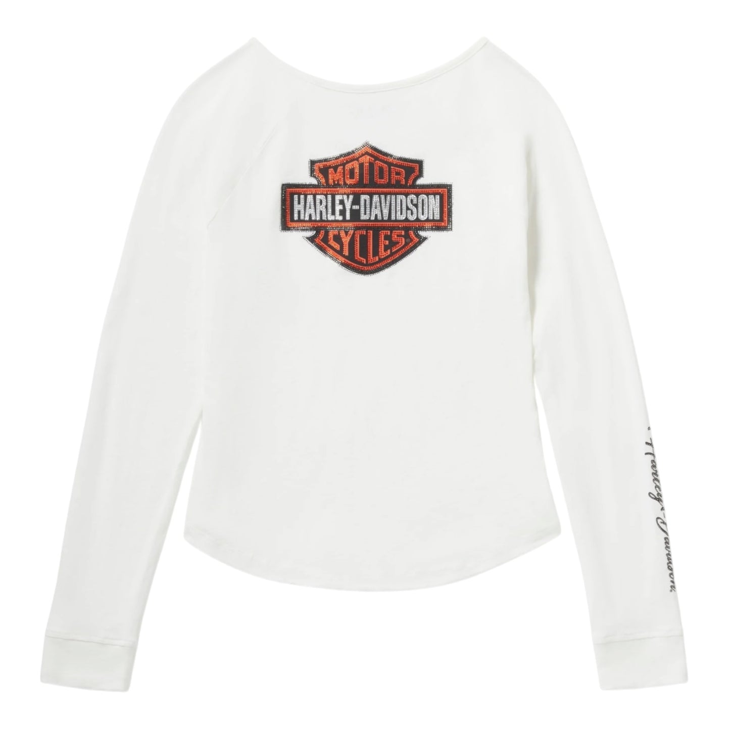 ESSENTIAL BLING KEYHOLE HENLEY - WHITE