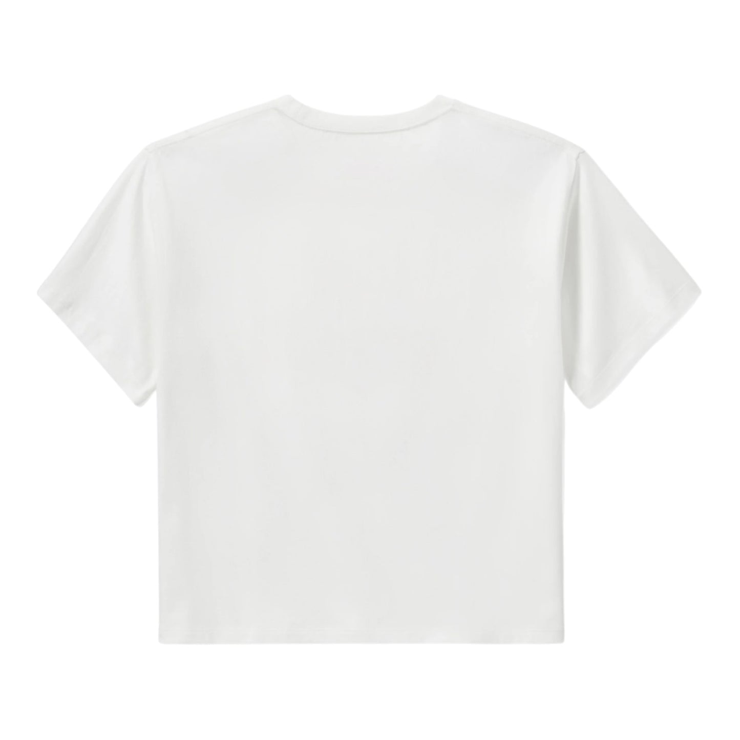 FLAMING EAGLE BOXY TEE - WHITE