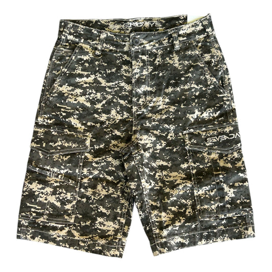 MEN'S CANVAS CARGO SHORTS - CAMO
