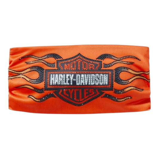 VINTAGE FLAMES HEADBAND - ORANGE