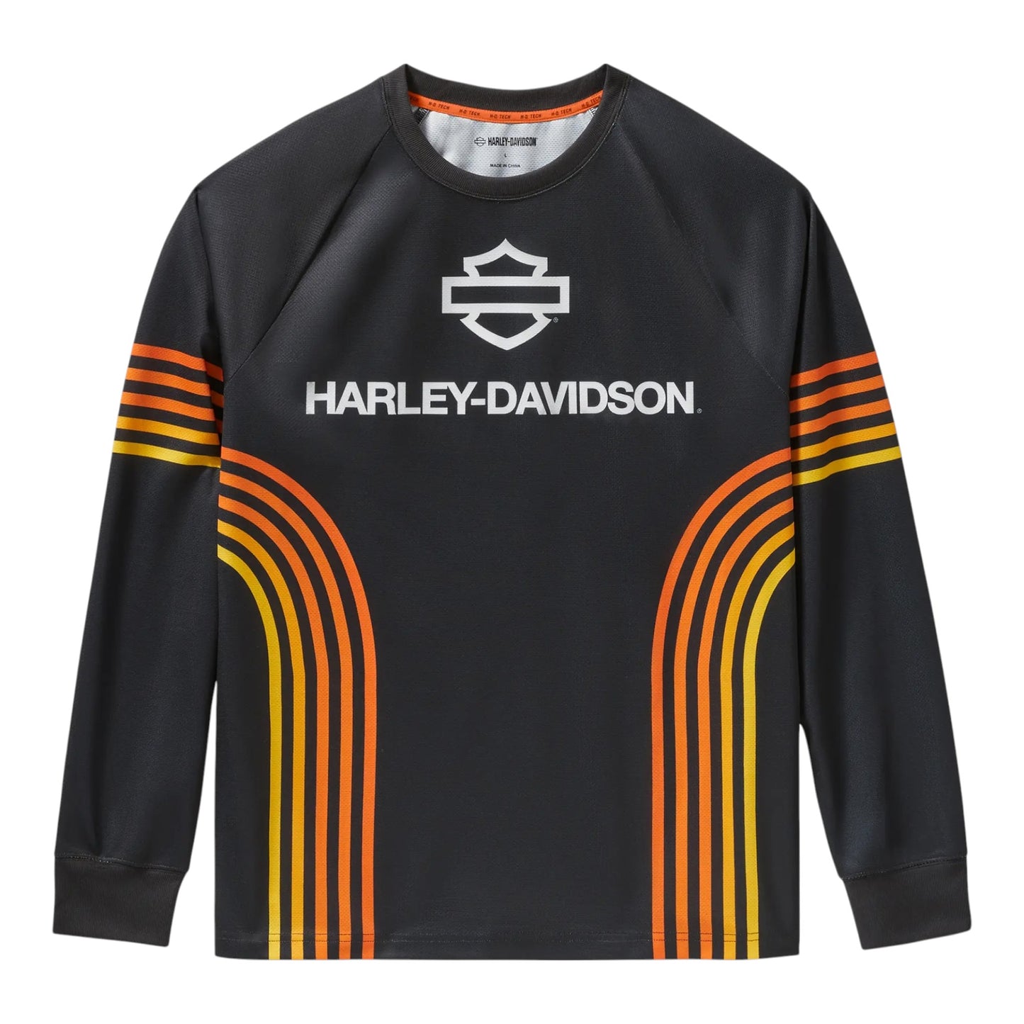 RACING JERSEY H-D TECH - BLACK