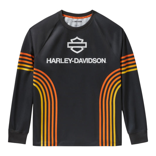 RACING JERSEY H-D TECH - BLACK