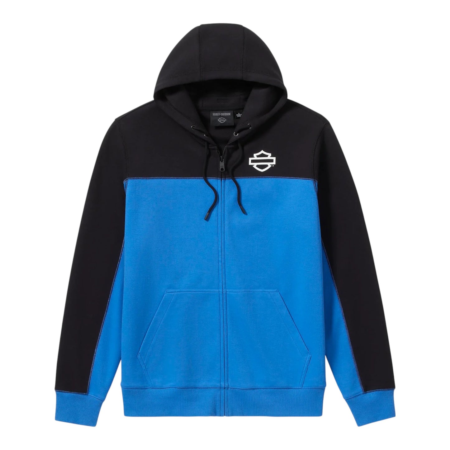 TECH GAITER ZIP-UP HOODIE - BLUE