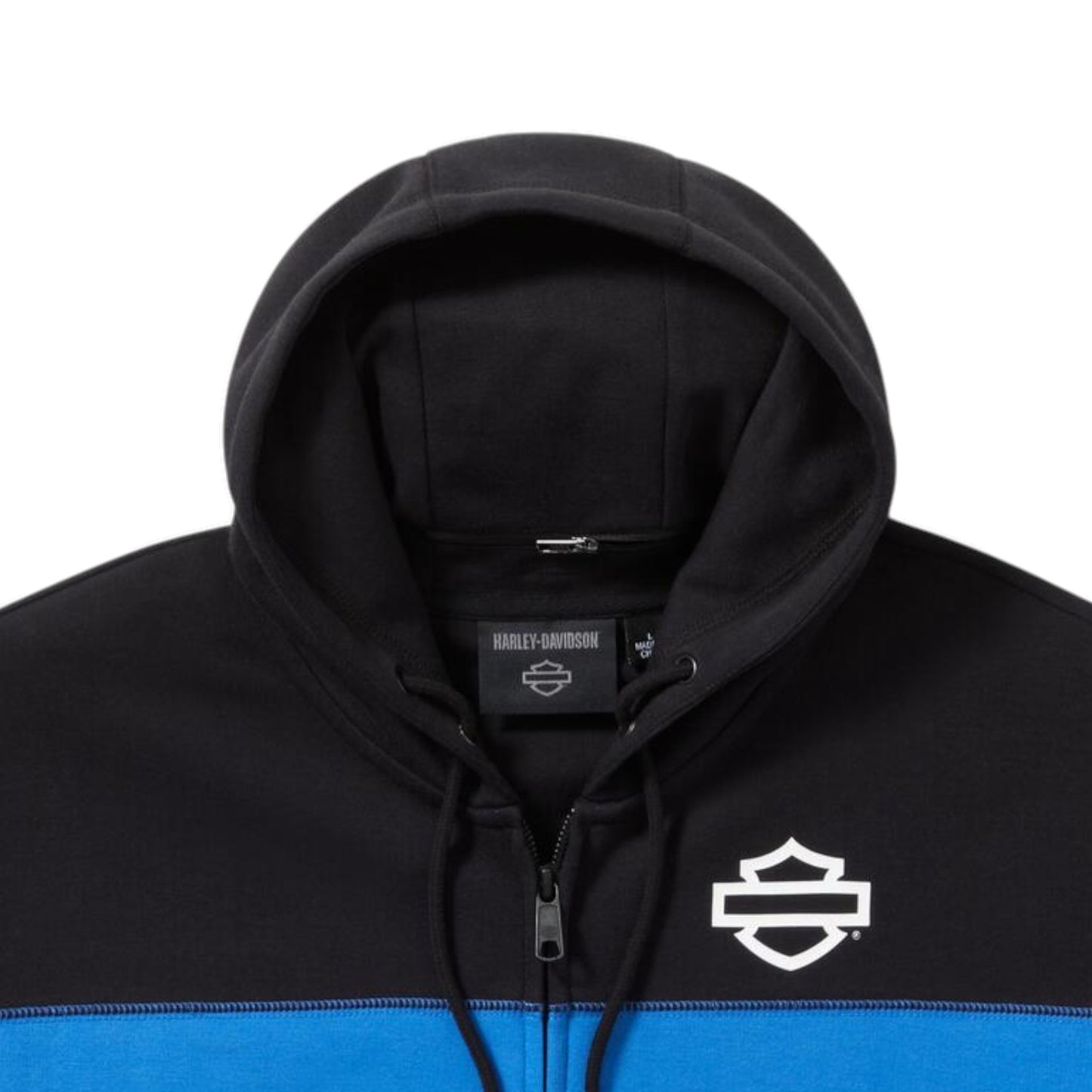 TECH GAITER ZIP-UP HOODIE - BLUE