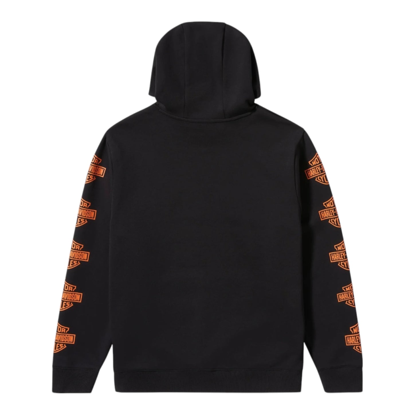 ESSENTIAL BAR & SHIELD PULLOVER HOODIE - HARLEY BLACK