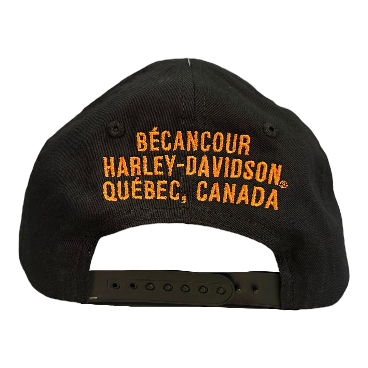 HD OPEN B&S HAT - BLACK/ORANGE