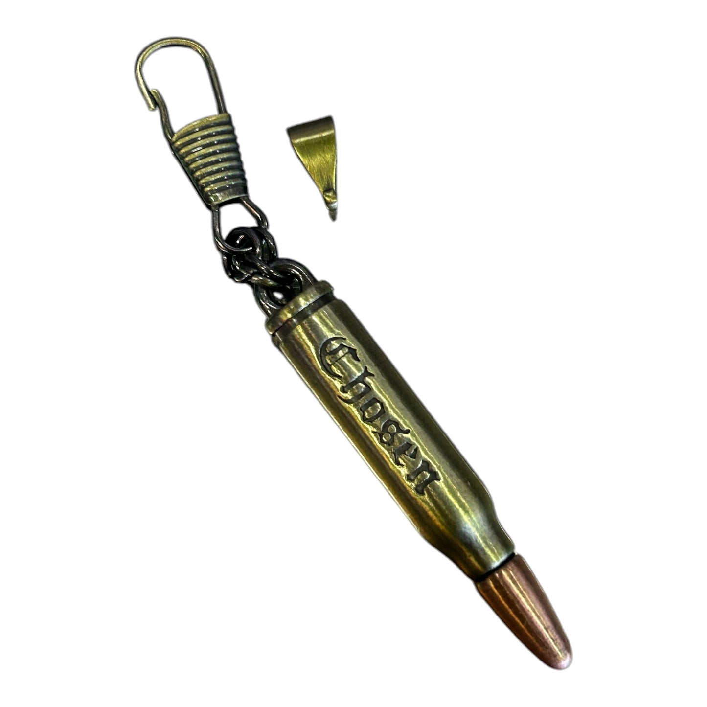 ZIPPER PULL CHOSEN 2 TONES COPPER BULLET