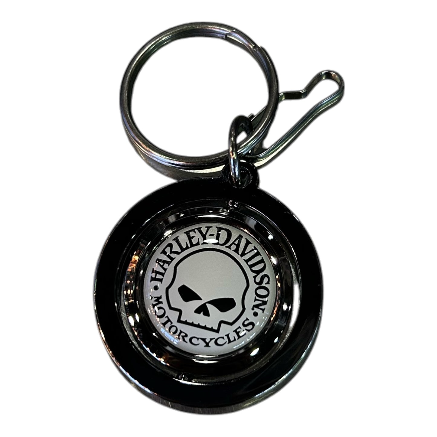 HD KEYCHAIN SKULL SPINNER