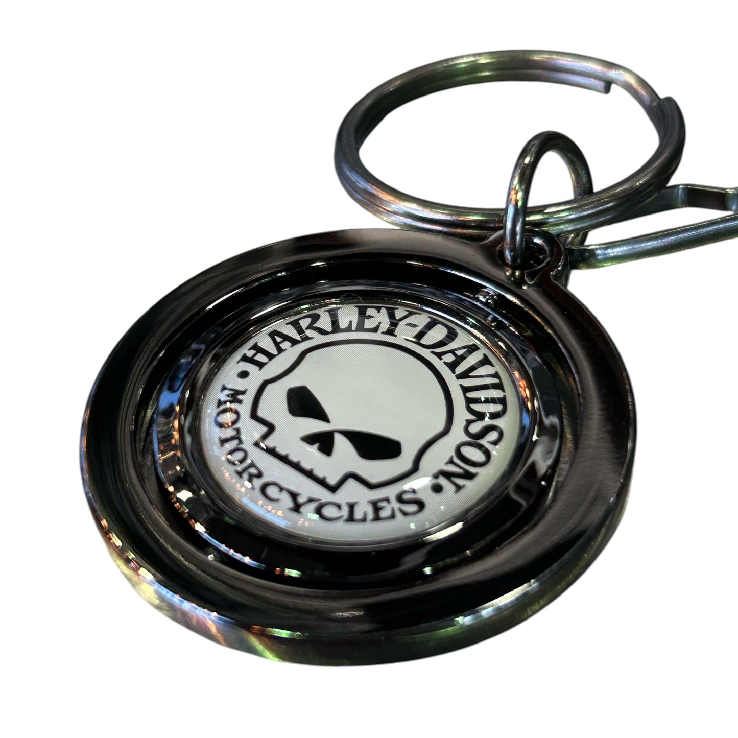 HD KEYCHAIN SKULL SPINNER