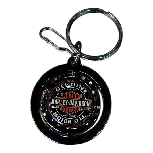 HD KEYCHAIN VINTAGE LOGO SPINNER
