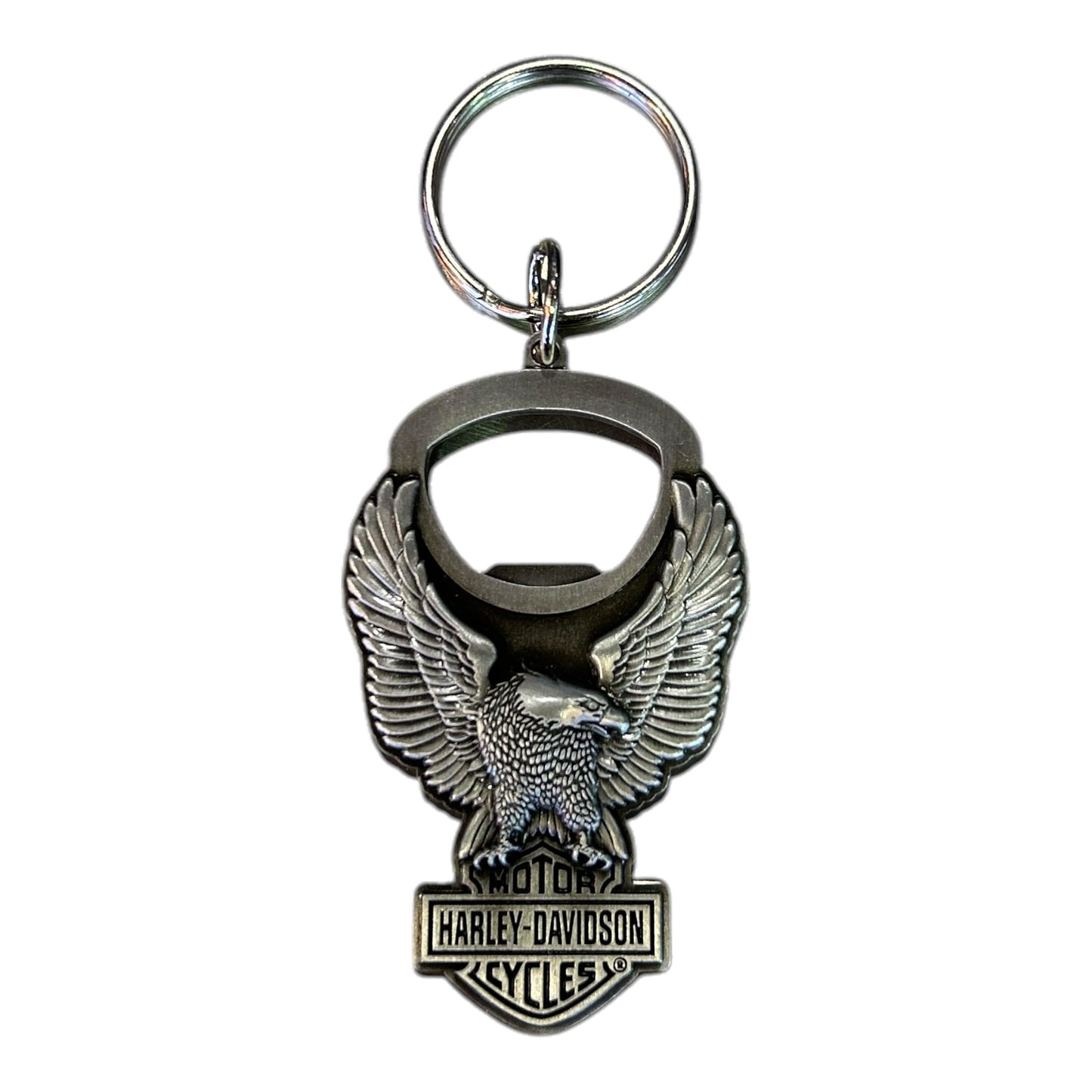 HD KEYCHAIN B&S W/EAGLE BOTTLE OPENER