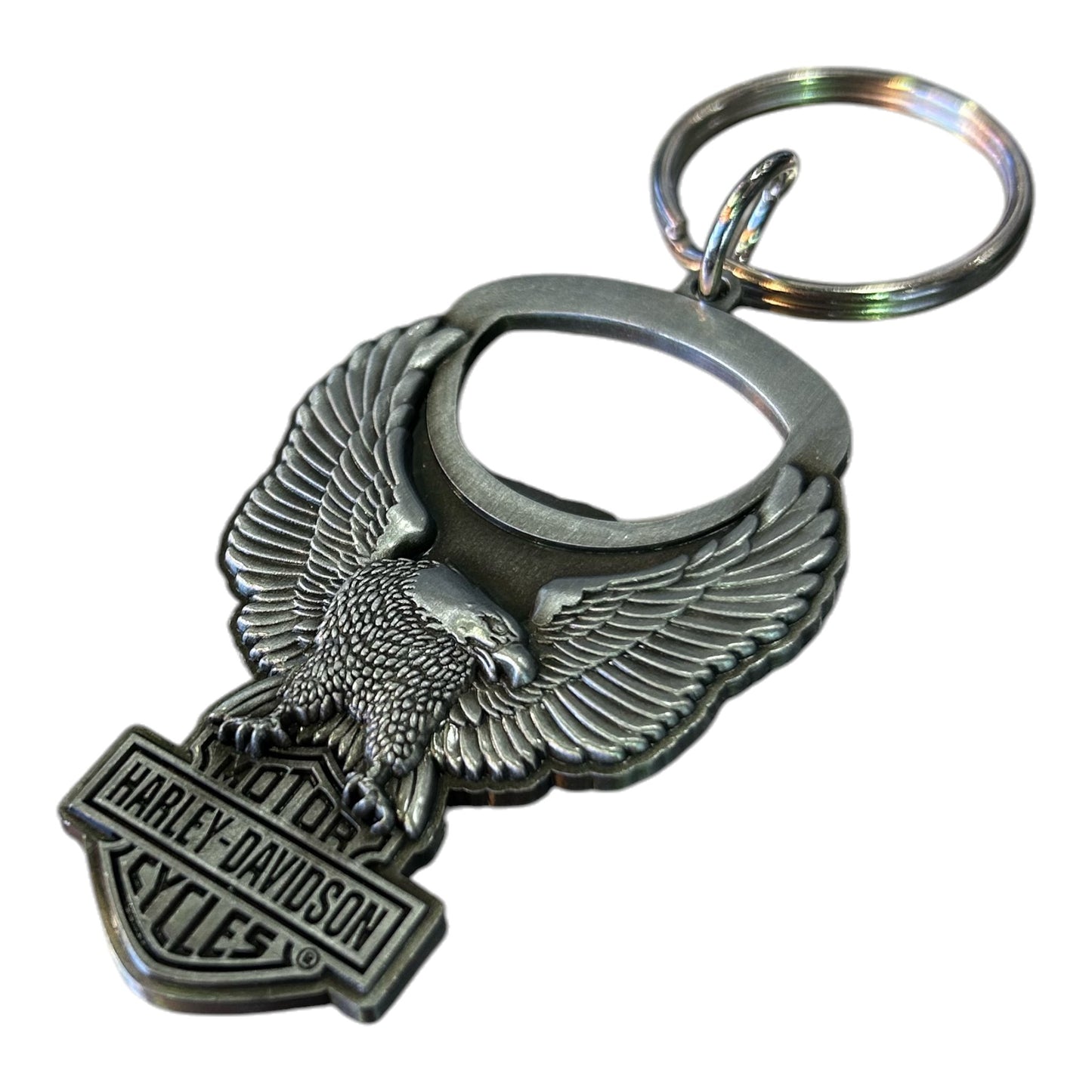 HD KEYCHAIN B&S W/EAGLE BOTTLE OPENER
