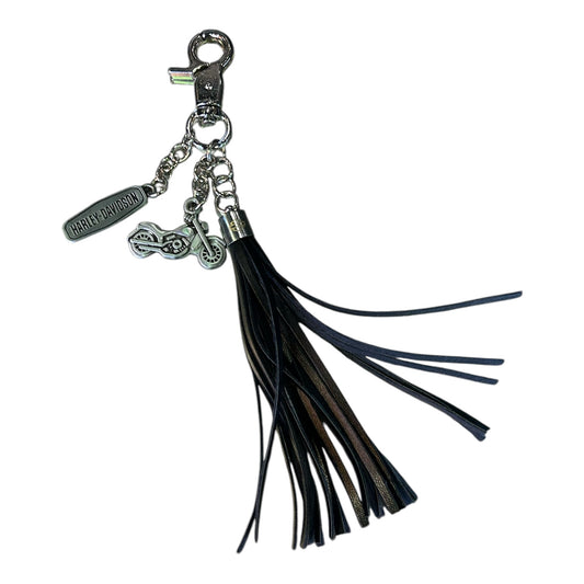 HD KEYCHAIN BLACK TASSEL W/CHARMS