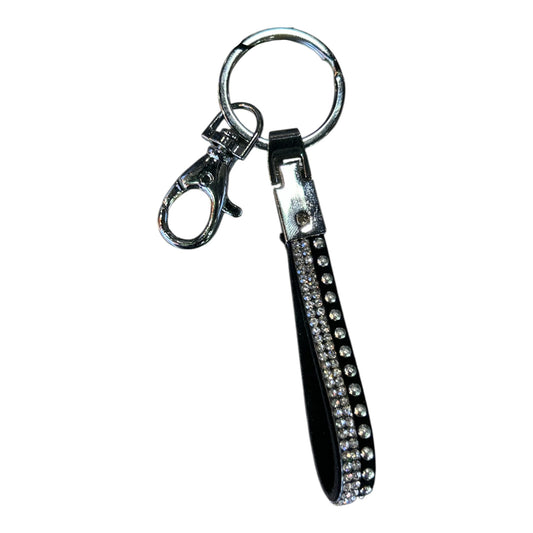 KEYCHAIN SUPER BLING FAUX LEATHER 6 INCH