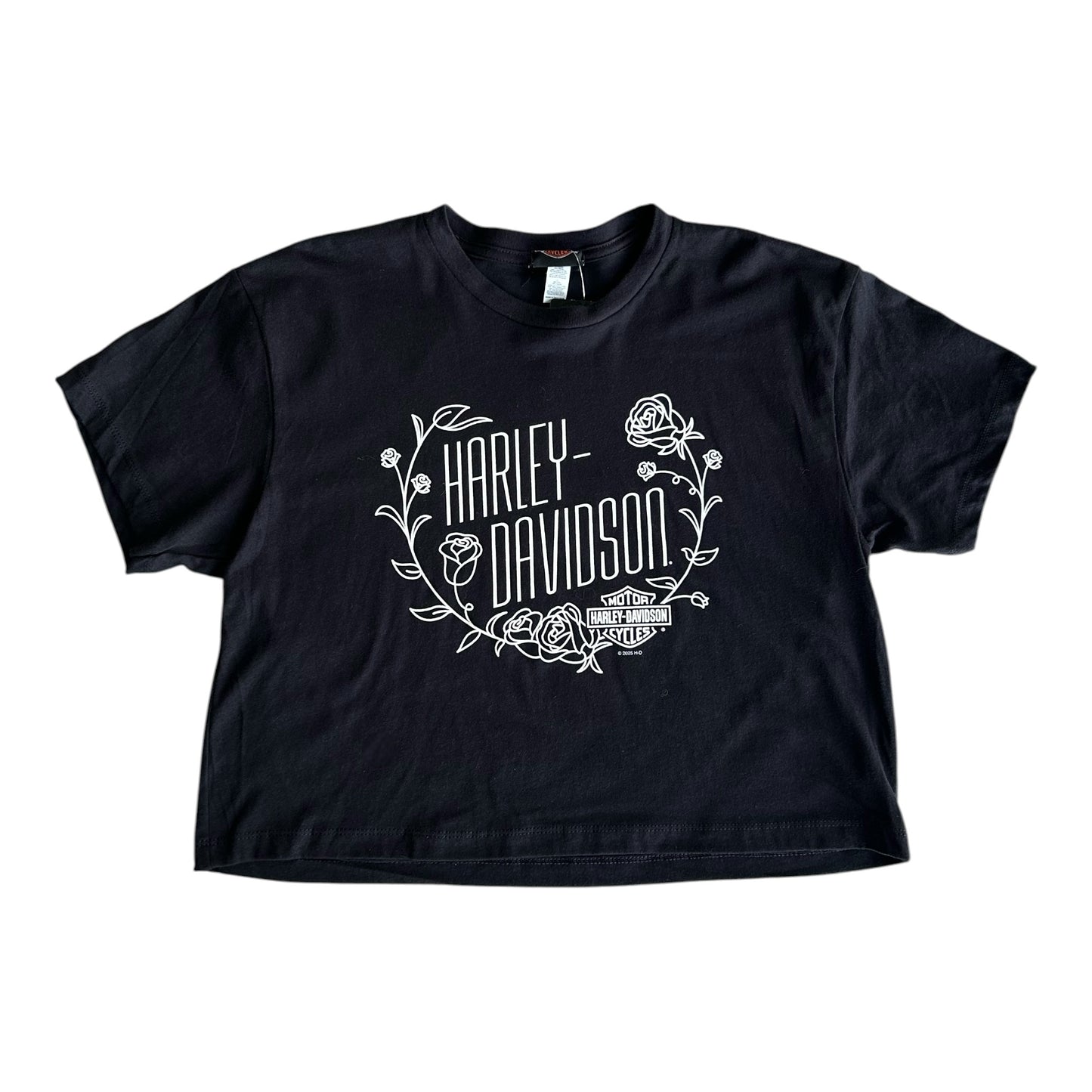 H-D PETAL TEE - BLACK