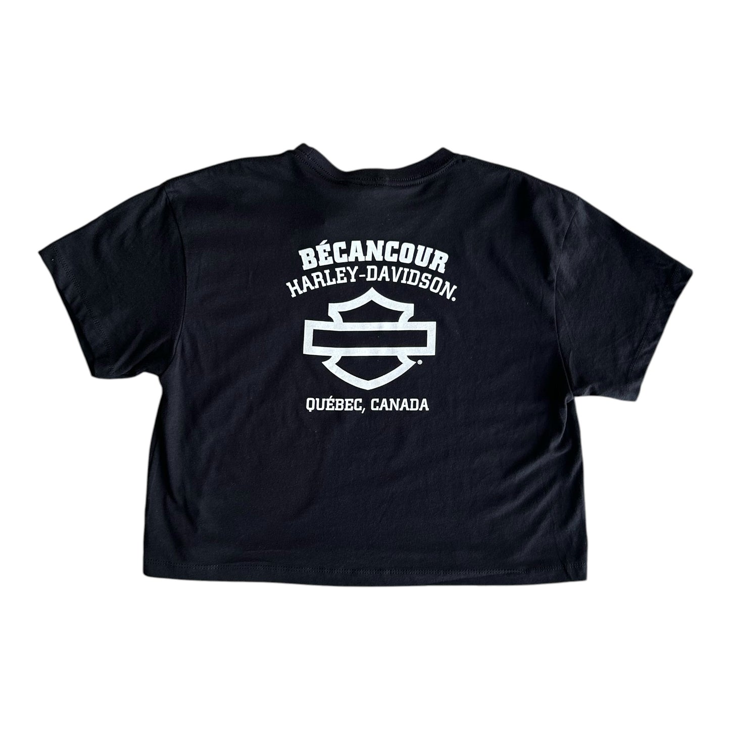 H-D PETAL TEE - BLACK