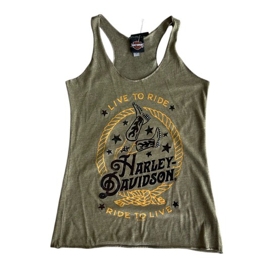 H-D YEE HAW TANK - GREEN