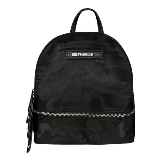 SILKY CAMO BACKPACK BAG - BLACK