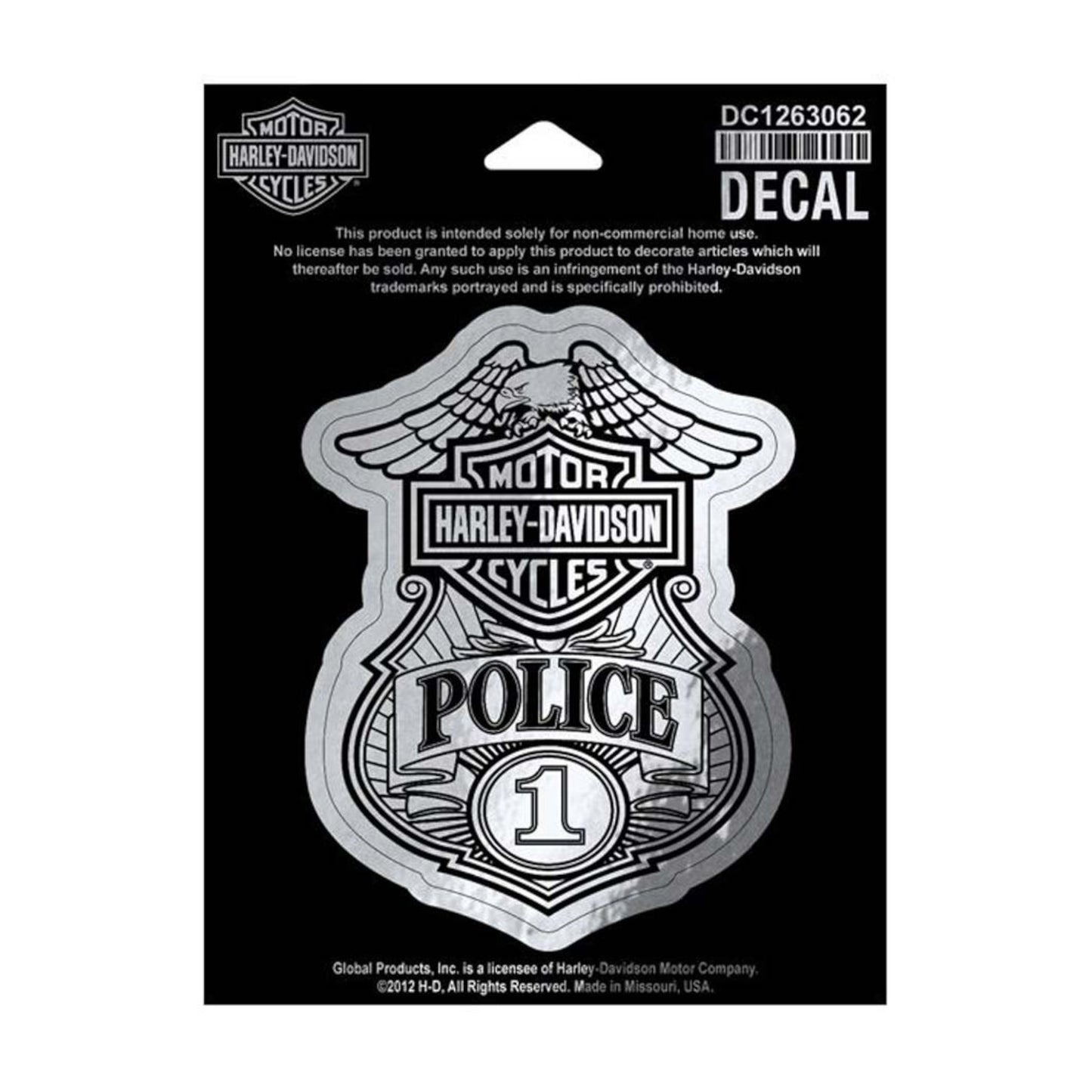 POLICE ORIGINAL B&S DECAL
