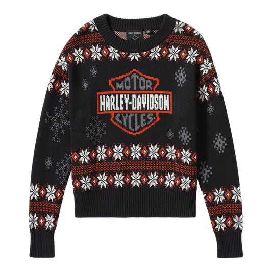HARLEY HOLIDAY SWEATER - BLACK