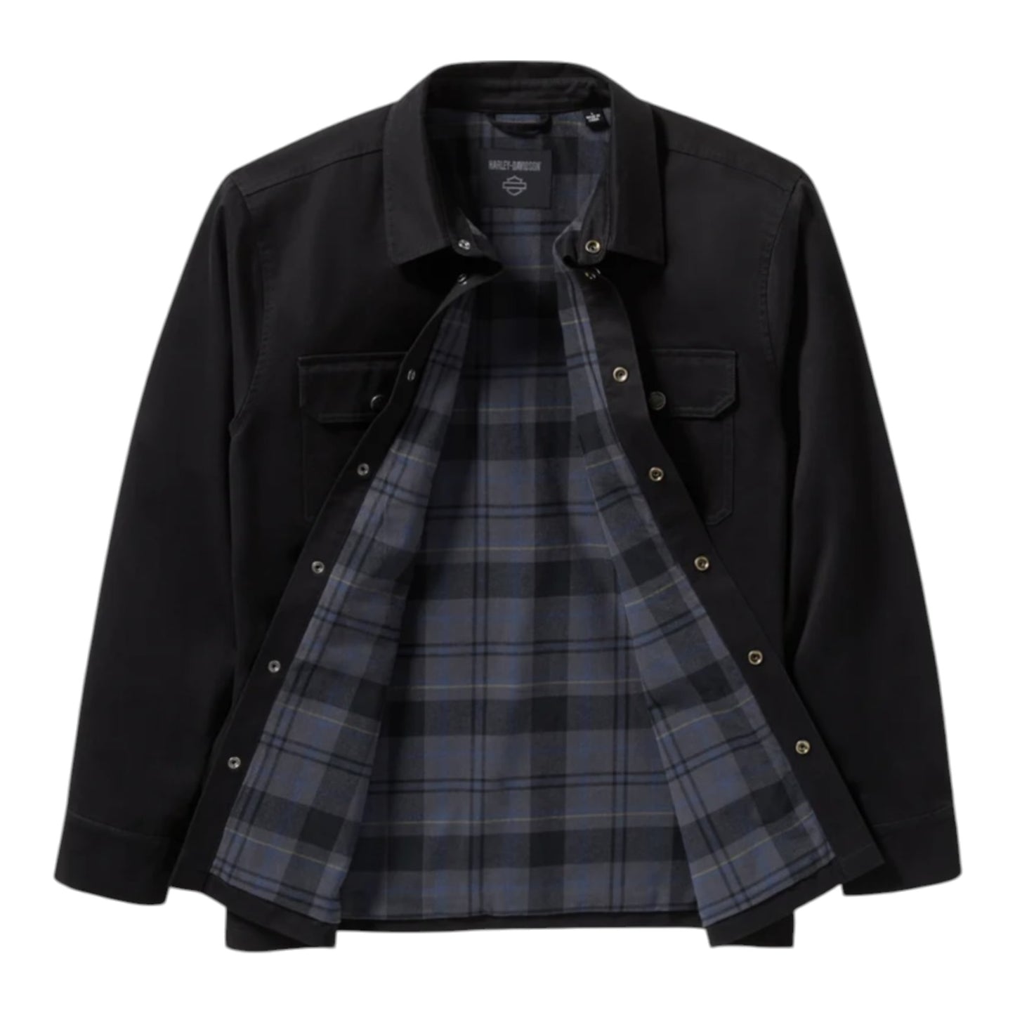 RACER FONT SOLID SHIRT JACKET