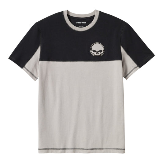 WILLIE G SKULL COLORBLOCK SHORT SLEEVE TEE