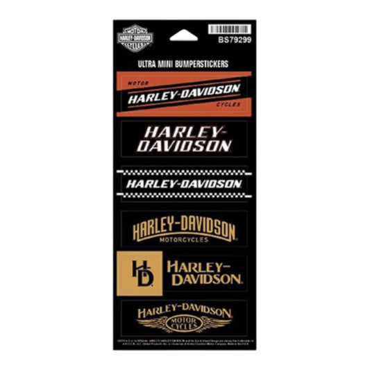 ULTRA MINI BUMPER STICKER 6PC DECAL