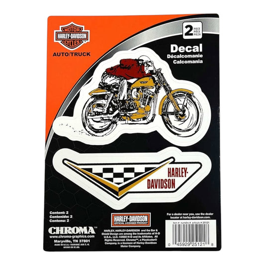 H-D 2PC RACING DECAL