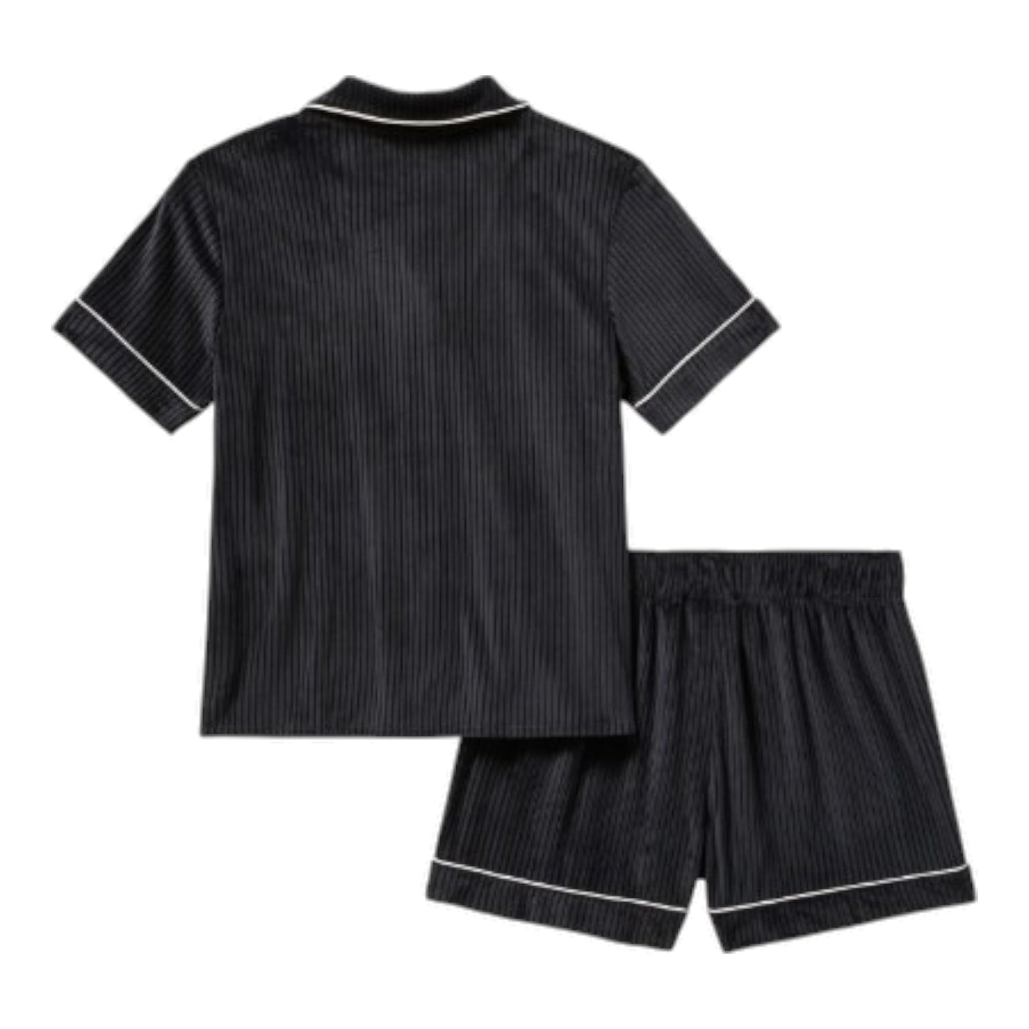 VELOUR PAJAMA SHORT SET