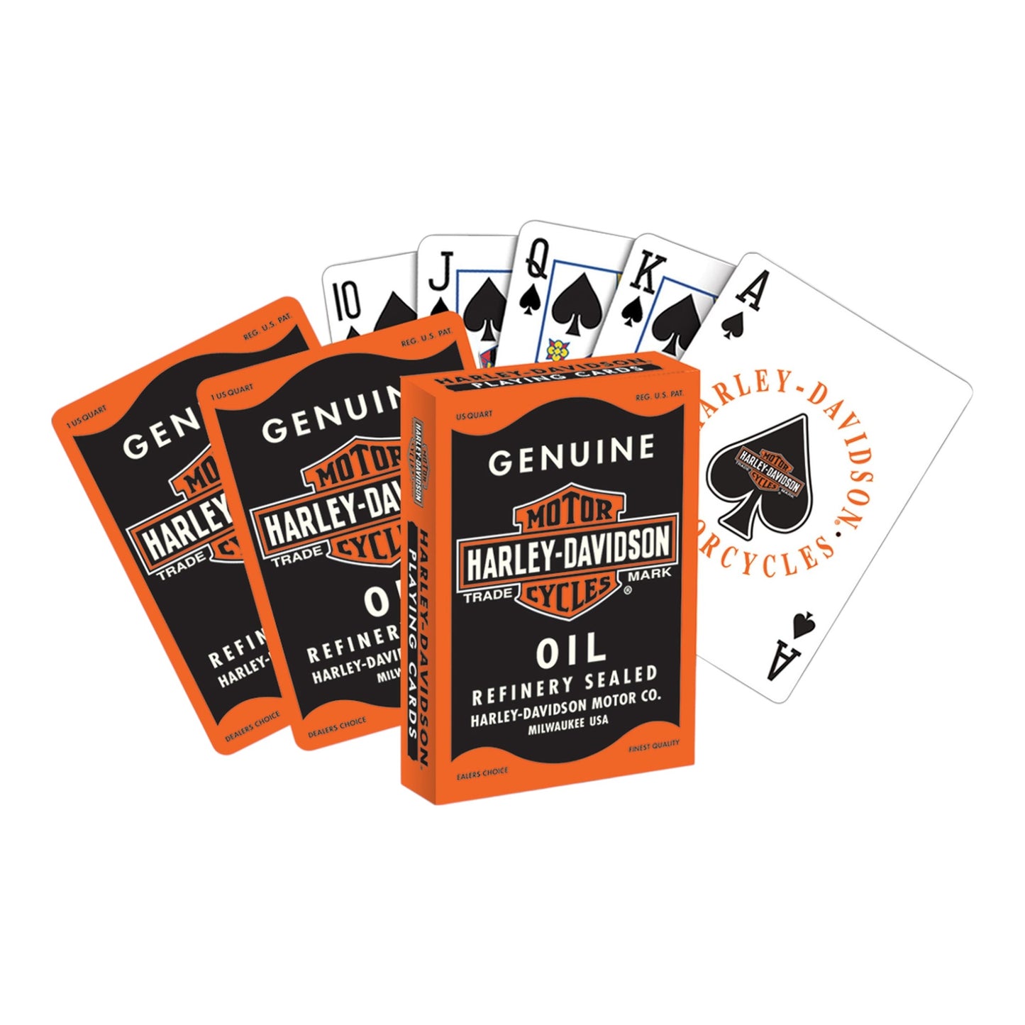 H-D OIL CAN PLAYING CARDS