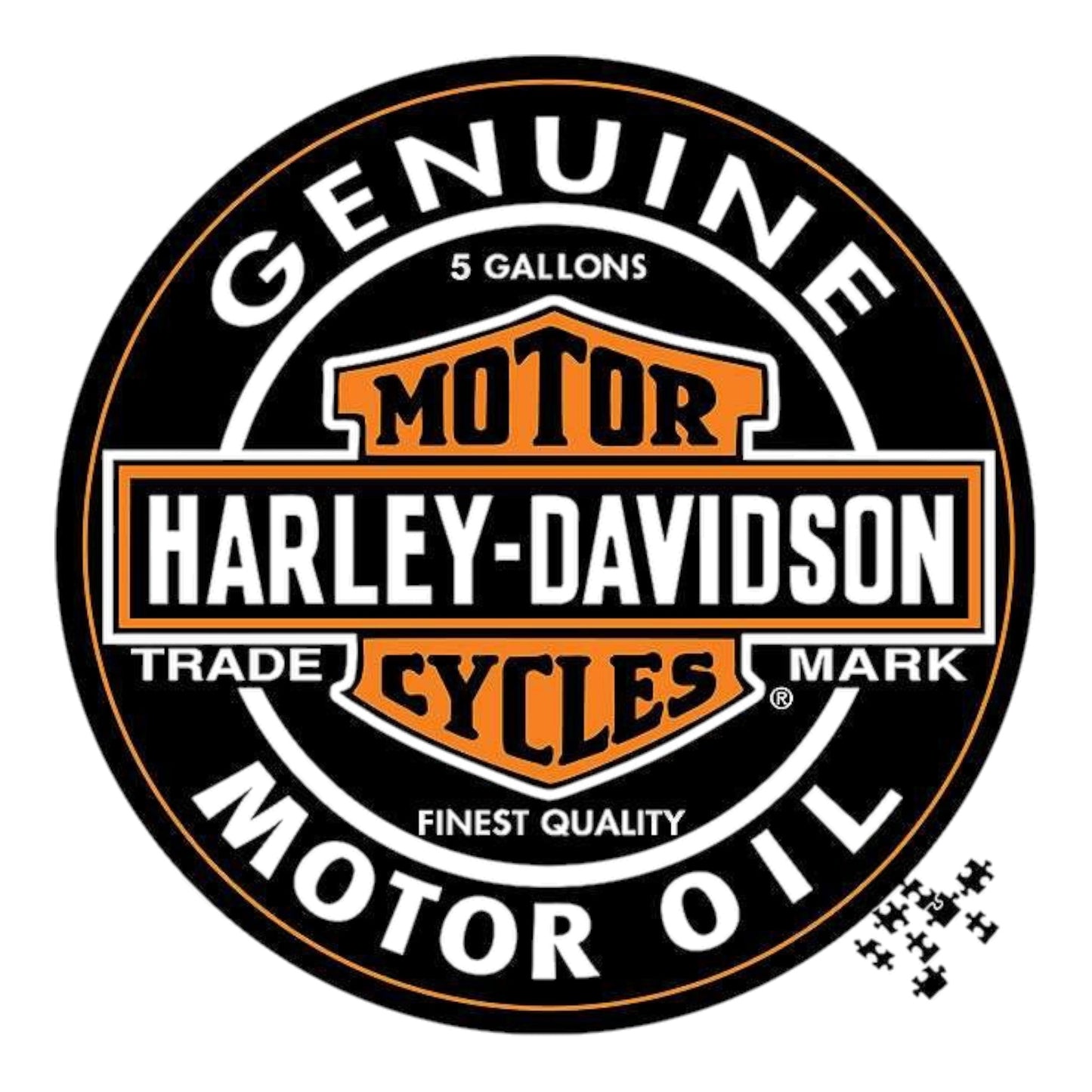 H-D MOTOR OIL GRAPHIC PUZZLE