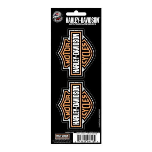 H-D 2PC B&S HOLOGRAPHIC DECAL