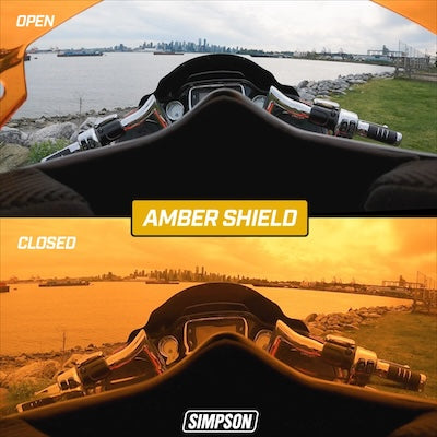 OUTLAW BANDIT SHIELD AMBER