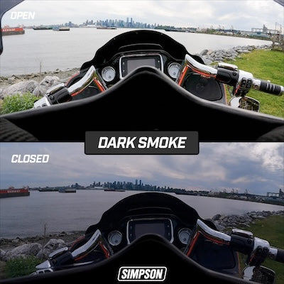 GHOST/SPEED BANDIT EXTERIOR SHIELD DARK SMOKE