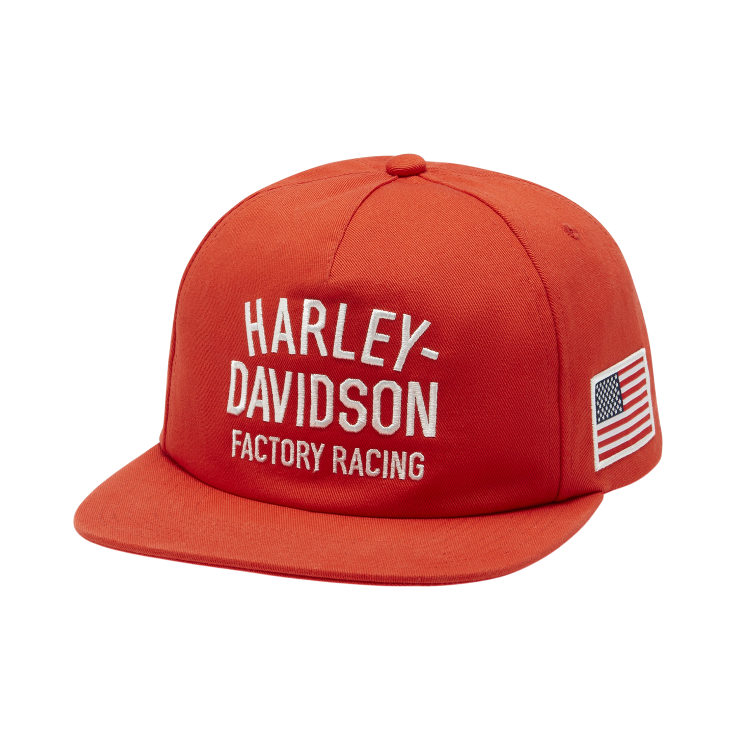 FACTORY RACING TWILL BASEBALL CAP - ORANGE