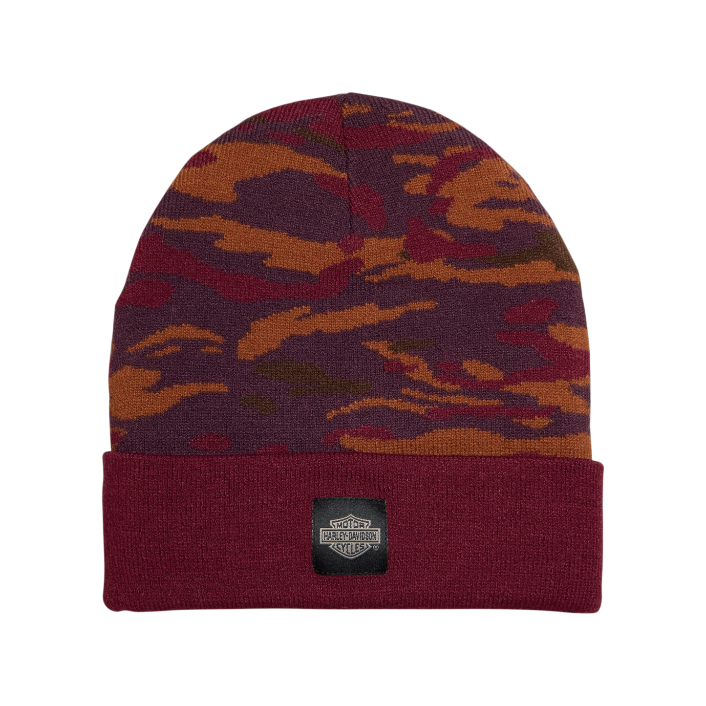 HARLEY FOREVER CAMO BEANIE - RED