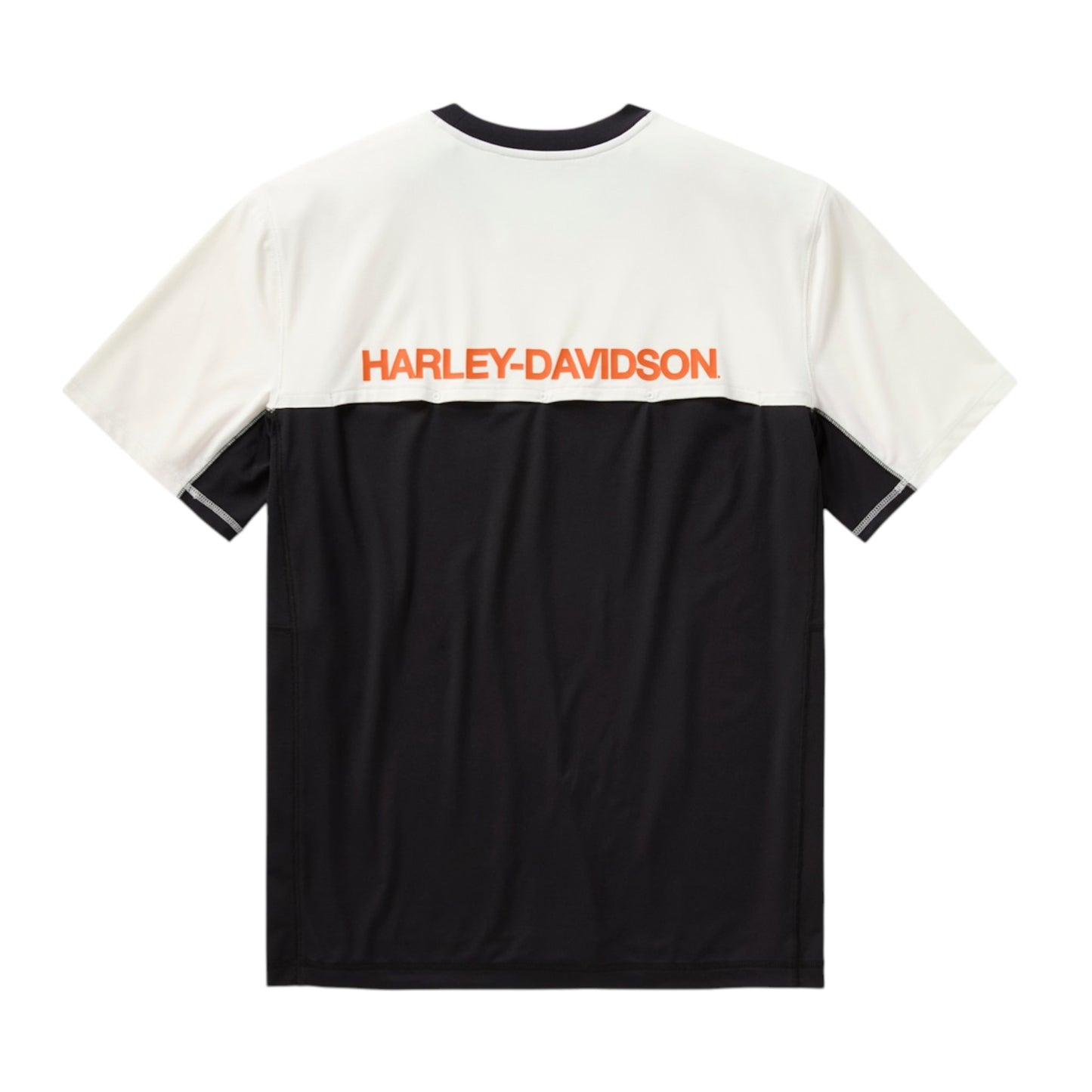 H-D TECH VENTED SHORT SLEEVE KNIT CREW