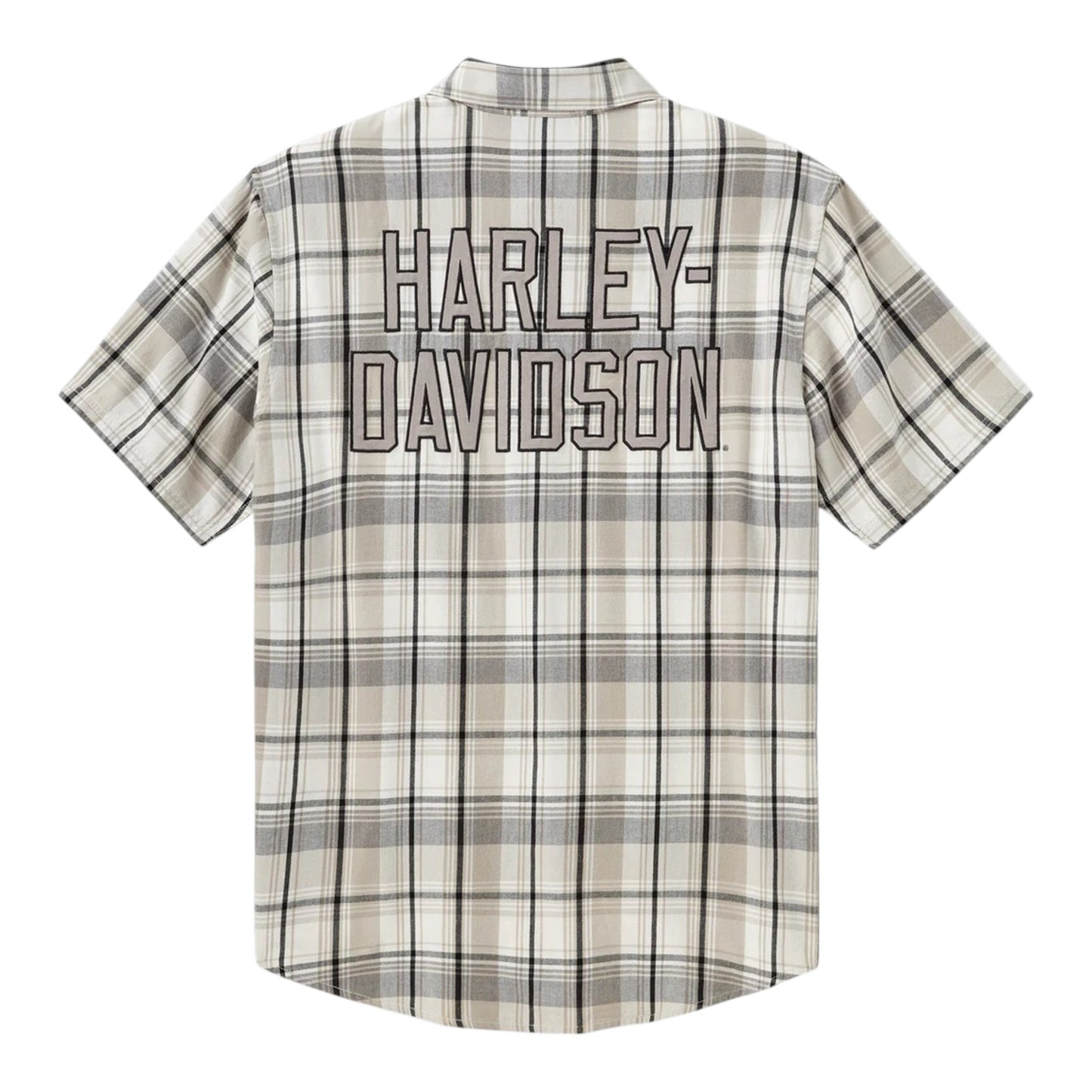 H-D ESSENTIAL SHORT SLEEVE PLAID SHIRT