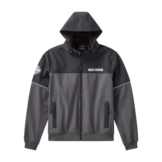 IDYLL COLORBLOCK JACKET - ASPHALT GREY