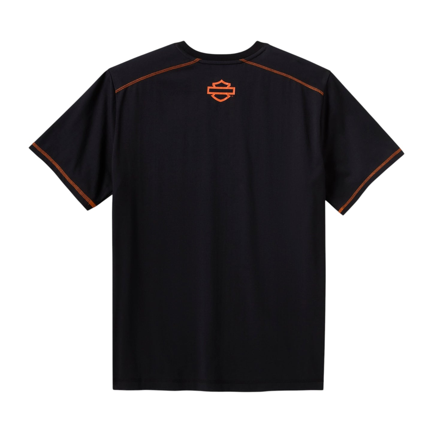 H-D TECH COOLMAX TEE - ORANGE/BLACK