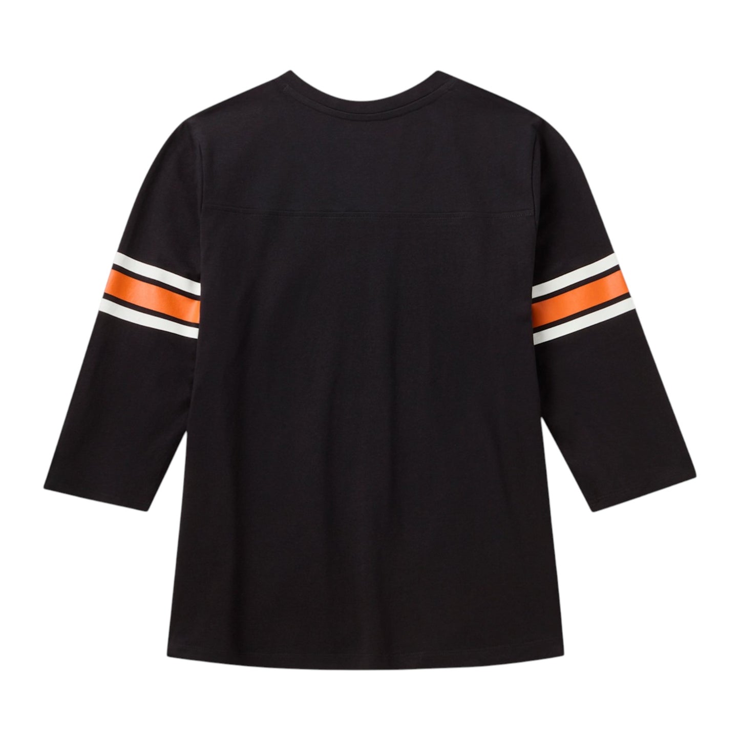 H-D ESSENTIAL 3/4 SLEEVE V-NECK - BLACK