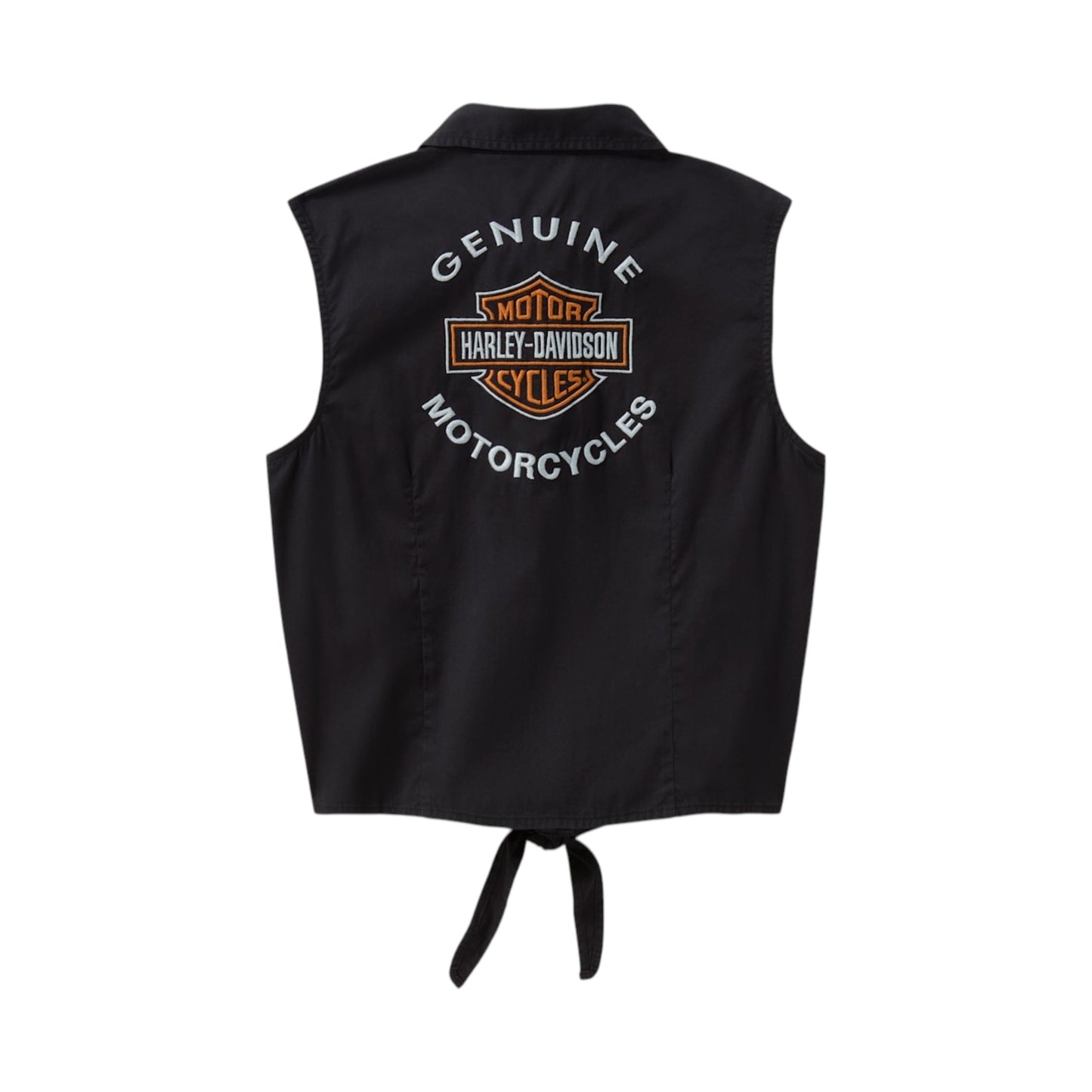 H-D ESSENTIAL TIE FRONT TOP